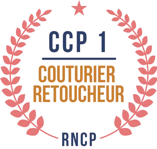 Logo de la certification CCP 1 couturier retoucheur