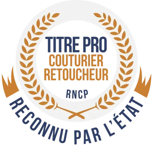 Logo du diplôme du titre professionnel de couturier retoucheur